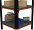 Стеллаж ООО Металекс Metalex Kit Comfort, 2200х600х600, 6 полок (оранжево-чёрный) / 202441 7