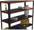 Стеллаж ООО Металекс Metalex Kit Comfort 2200х1600х500 6-ть полок (оранжево-чёрный) / 202687 6