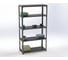Стеллаж ООО Металекс Kit Comfort 1800х1600х300 мм, 5 полок, серый 202891 2