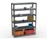 Стеллаж ООО Металекс Kit Comfort 2000х800х300 мм, 6 полок, серый 202991 7