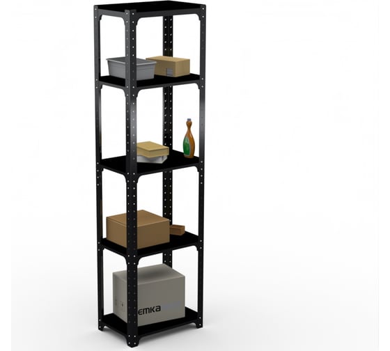 Стеллаж ООО Металекс Kit Comfort 1800х500х600 5-ть полок (чёрный) / 203218