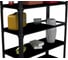 Стеллаж ООО Металекс Kit Comfort 2400х1100х600, 7 полок, черный 203603 5