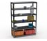 Стеллаж ООО Металекс Kit Comfort 2000х1500х500, 6 полок, черный 203418 3
