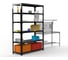 Стеллаж ООО Металекс Kit Comfort 2000х1500х500, 6 полок, черный 203418 8