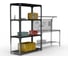 Стеллаж ООО Металекс Kit Comfort 2000х1500х600 мм, 4 полки, чёрный 203355 8