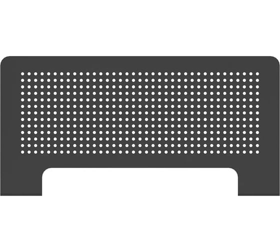 Полка черная металлическая PALITRA TECHNOLOGY 30х12 см, оригинал, 2 мм, перфорация 53023-300-B