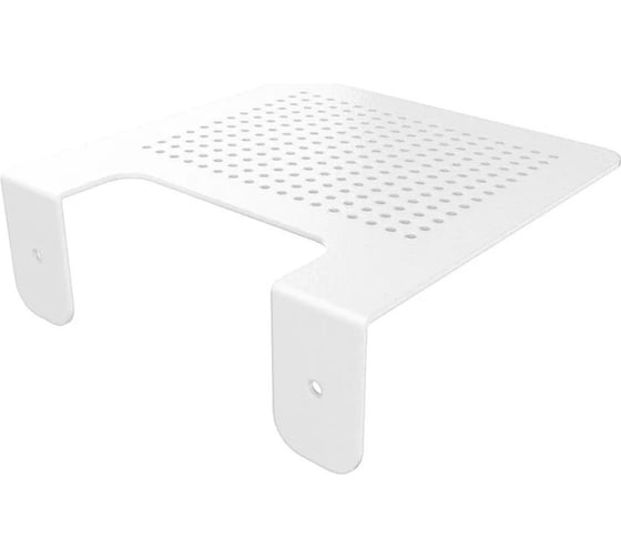 Полка настенная прямая PALITRA TECHNOLOGY белая, 15х12х5 см, 1 шт. 53023-150-W