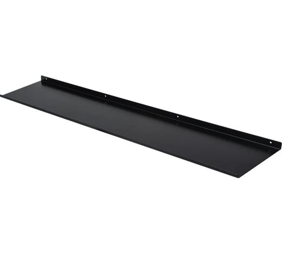 Полка настенная прямая ALITRA TECHNOLOGY черная, металлическая, 80х15 см, 1 шт. P52230-2