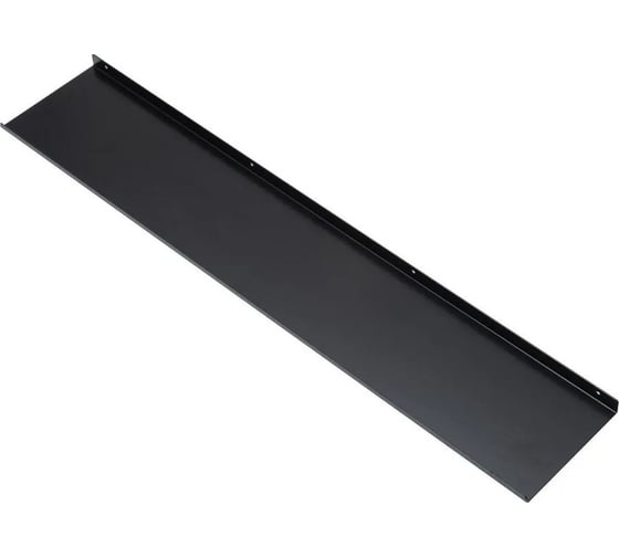 Полка настенная прямая ALITRA TECHNOLOGY черная, металлическая, 80х15 см, 1 шт. P52230-2