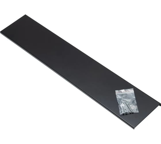 Полка настенная прямая ALITRA TECHNOLOGY черная, металлическая, 80х15 см, 1 шт. P52230-2