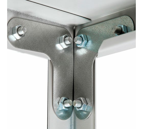 Стеллаж металлический BRABIX MS 220/40-6 (в2200Хш1000Хг400мм), 6 полок, 291374