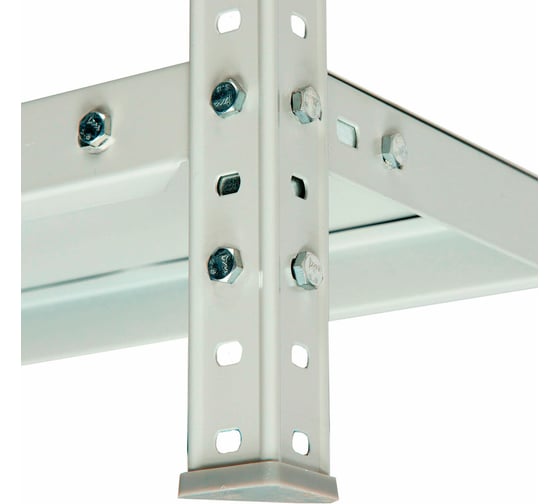 Стеллаж металлический BRABIX MS 220/40-6 (в2200Хш1000Хг400мм), 6 полок, 291374