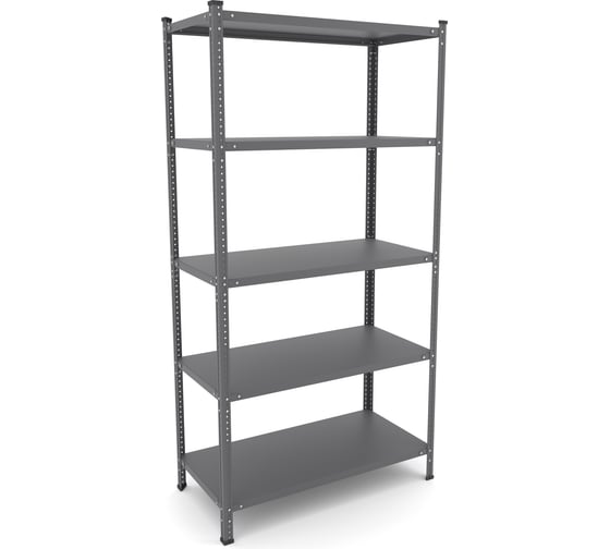 Стеллаж Everest 125-50/100/200-4-C Разборный RAL 7015 STC125/50/100/200/4RAL7015