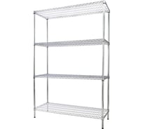 Стеллаж Viatto VA-6045180Strong 6004501800 хромированная сталь, 4 полки-решетки 159195