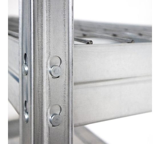 Металлический стеллаж AR SHELVING Rivet Wire 180x150x60 см, 4 полки из стальной сварной сетки TRM18401K/10-37ZCI0
