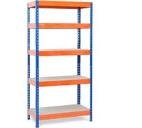 Металлический стеллаж AR SHELVING Rivet Stabil L 192x100x50 см, 5 полок ХДФ TR18S502KJFEJ4TCI0