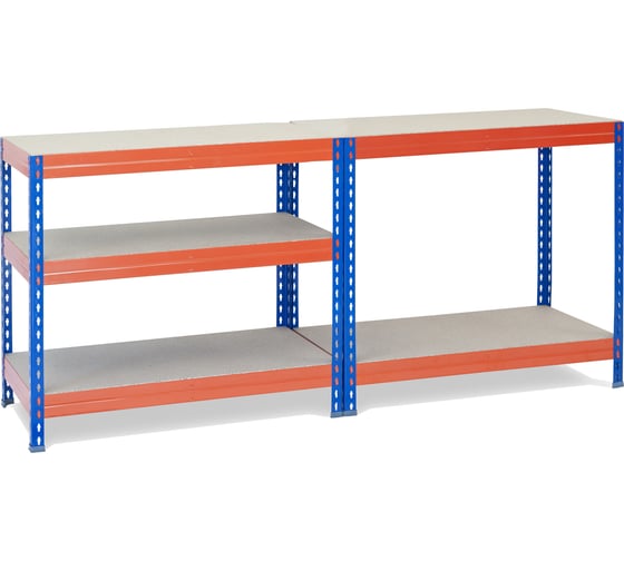 Металлический стеллаж AR SHELVING Rivet Stabil L 192x100x50 см, 5 полок ХДФ TR18S502KJFEJ4TCI0