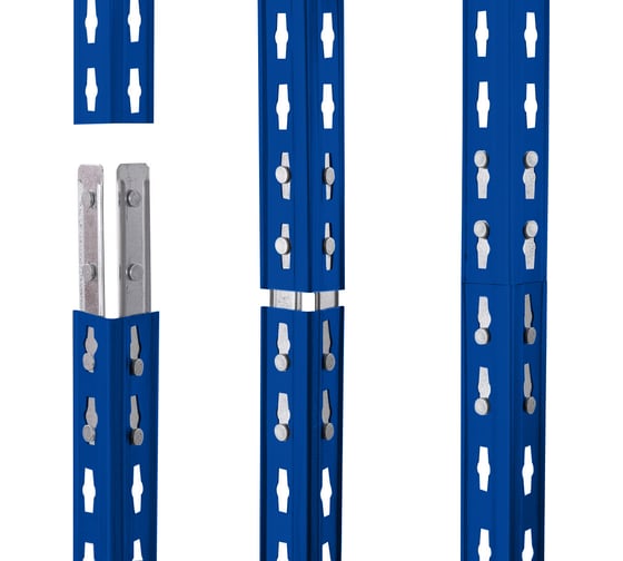 Металлический стеллаж AR SHELVING Rivet Stabil L 192x100x50 см, 5 полок ХДФ TR18S502KJFEJ4TCI0