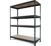 Металлический стеллаж AR SHELVING Rivet 300 180x150x60 см, 4 полки ХДФ TR18S403KHIFD8TCI0