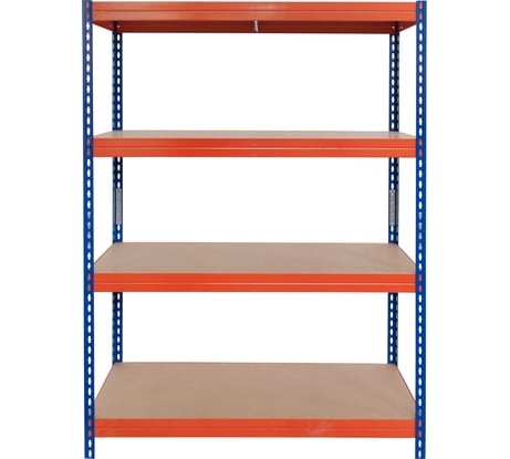 Металлический стеллаж AR SHELVING  Rivet Stabil L 192x120x50 см, 4 полки ХДФ TR18S402KJFEJ4TCI0
