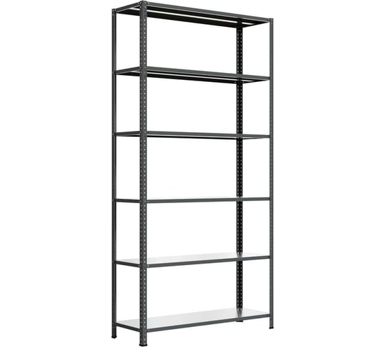 Стеллаж IRONMEBEL Urban 2400x1200x400 мм. 6 полок M-STC125x40x120x240x6RAL7015 1
