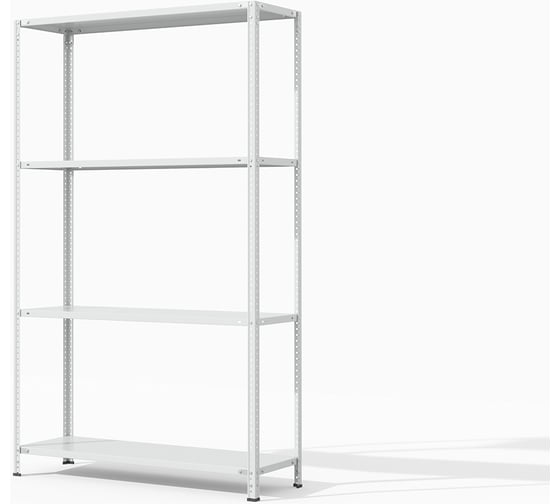 Стеллаж металлический ГТС ТС Лайт, 2000x1000x300 мм, полки: 4 шт 99-2010304