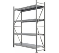 Металлический стеллаж IRONMEBEL Optimus Pro h-2500 Zn, 4 яруса 1800х1000 M-СГР250018001000ОЦ3