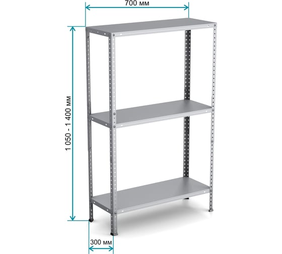 Стеллаж Элемент М Unico Metall UCM-4102 221496