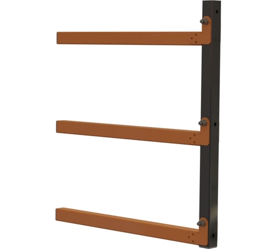 Стеллаж настенный для инвентаря МеталлКарт in45 1