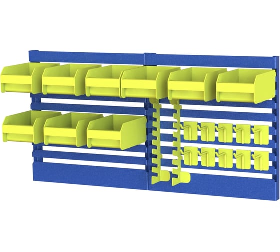 Стеллаж настенный металлический для мелочей МеталлКарт is52 1
