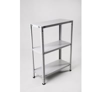 Стеллаж ООО ФУРАМА СТФЛ 1500х1000х400 мм, 3 полки, серый СТФЛ151040-3