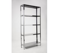 Стеллаж ООО ФУРАМА СН 1800x1000x500 мм, 5 полки, нерж. СН181050-5