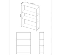 Стеллаж ООО Металекс AIR 2200х1400х300 (4 полки ) серый / 109224