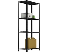 Стеллаж ООО Металекс AIR 2000х1000х500 (4 полки) чёрный / 109412