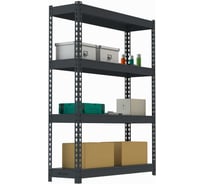 Стеллаж ООО Металекс HARD 2000х1400х600 4 полки (серый) / 106238