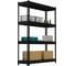 Стеллаж ООО Металекс HARD 1800х1400х500 4 полки (чёрный) / 106391 1