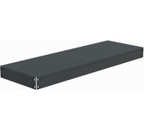 Полка основная металлическая ООО Металекс с комплектом траверс для стеллажей серии HARD 1400х400 (серая) 106363