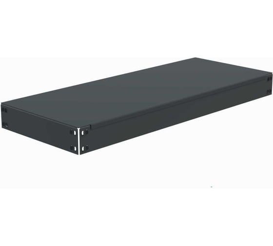 Полка основная металлическая ООО Металекс с комплектом траверс для стеллажей серии HARD 1000х400 (серая) 106361