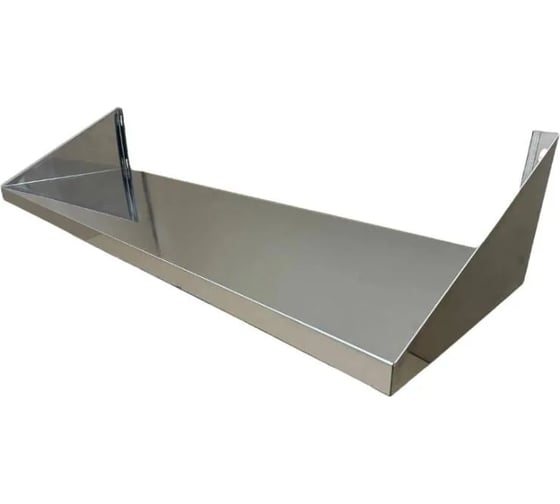 Полка навесная из нержавеющей стали ООО ФУРАМА 150х30 см ПНН15030 1