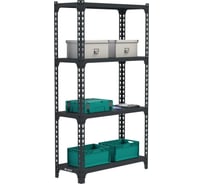 Стеллаж ООО Металекс MID 1800х1000х600 4 полки (серый) / 107221