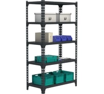 Стеллаж ООО Металекс MID 2200х1000х400 5 полок (серый) / 107286