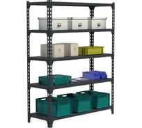 Стеллаж ООО Металекс MID 2000х1200х400 5 полок (серый) / 107272