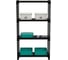 Стеллаж ООО Металекс Metalex MID 2000х1000х400 4 полки, черный 107391 5