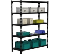 Стеллаж ООО Металекс Metalex MID 2000х1200х500 5 полок, чёрный 107442