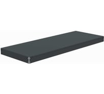 Полка основная металлическая с комплектом траверс для стеллажей ООО Металекс серии HARD 1600х600 (серая) 106374