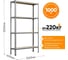 Стеллаж HONEYCOMB Optimus Hook 2000х1000х400, 4 полки M-ЛФ2000х1000х400х4 2