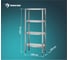 Стеллаж полочный СПЛп Mecon Profi Inox, полка сплошная 4 шт. 1500x600x1600 СПЛ-PIn15060160-4С 2