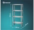 Стеллаж полочный СПЛп Mecon Profi Inox, полка сплошная 4 шт. 1000x600x1800 СПЛ-PIn10060180-4С 2