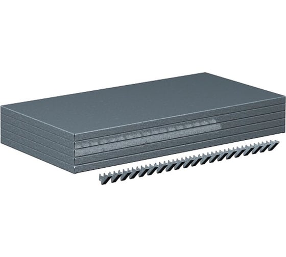Упаковка полок для стеллажа оцинкованных FERRUM 05.355G 1000х500 мм, в упаковке 5 шт В0000000077508