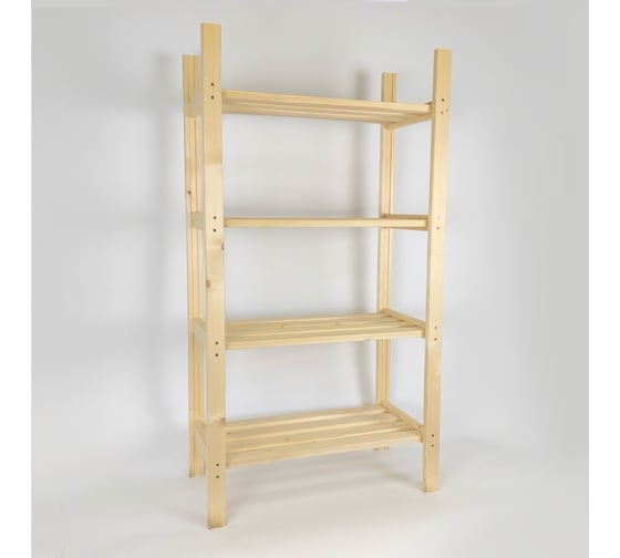 Стеллаж ТДВ 4 полки, 69x114,2x28,4 см, без крестовины 1801024